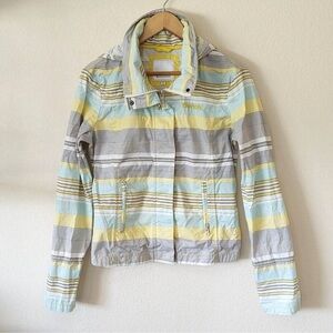 Bench. Bbq Jacket, Pastel Stripes, Juniors Sz Large